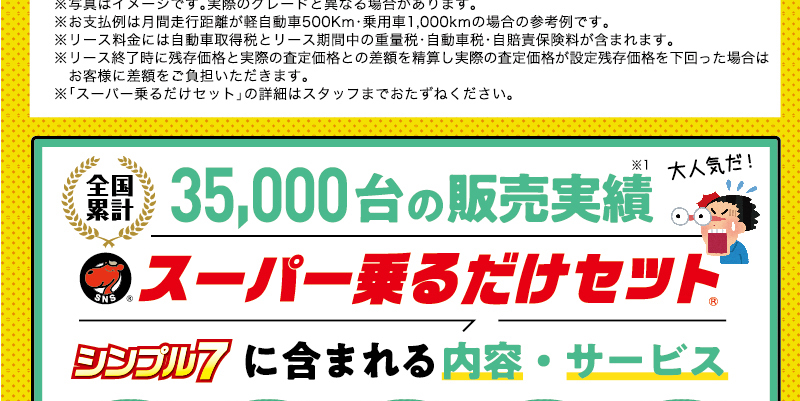 スーパー乗るだけセットシンプル7